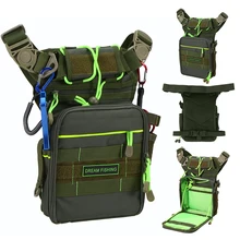 Открытый Многофункциональный Рыболовные Снасти Сумка нагрудный пакет бедра сумка с утилитой чехол