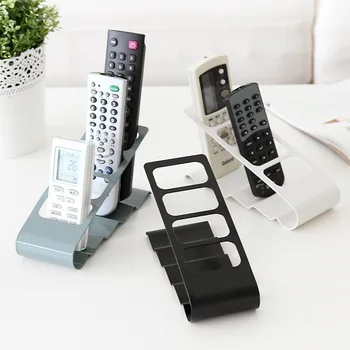 

LS4G Iron Tenacity Practical Wrinkled Adjustable Height Remote Storage Rack Desktop Home Appliance Remote Control Stand Holder