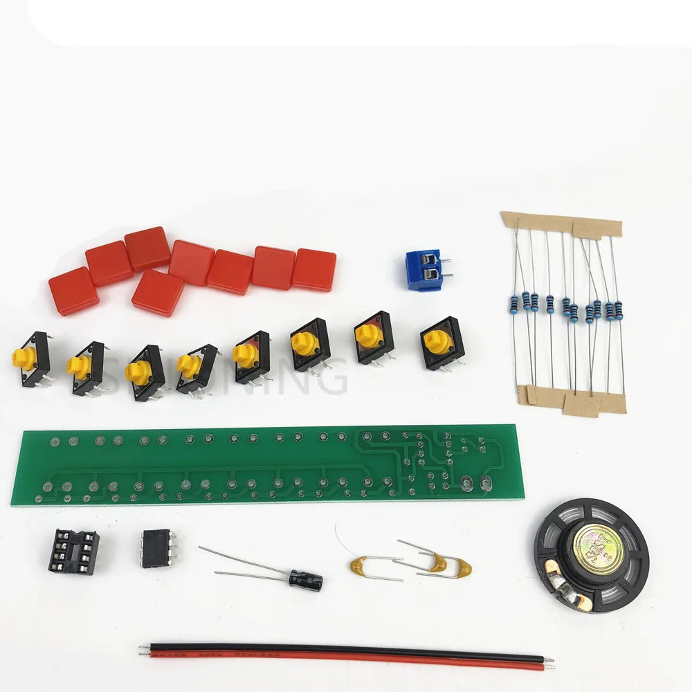Keyboard Parts Eight note Keyboard Electronic Production Kit DIY Fun