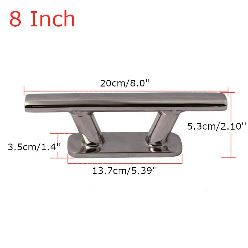 2X8 дюймов Высокое качество лодка морской швартовки из нержавеющей стали морской швартовки для авто лодки и яхты RV интерьерные аксессуары