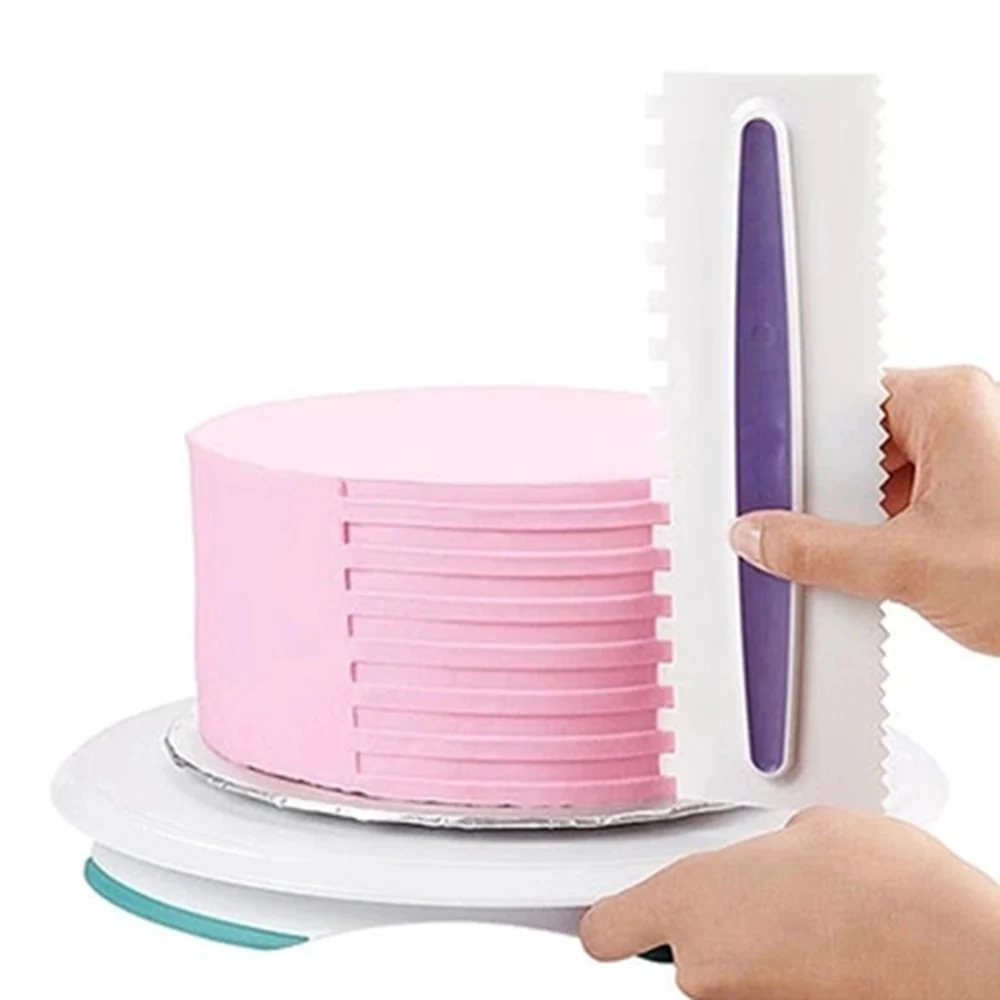 Aliexpress.com : Buy 3PCS Icing Buttercream Comb Set Cake ...