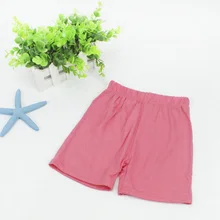 Детская одежда для маленьких мальчиков Шорты для девочек леггинсы узкие Стретч Защитные шорты яркого цвета, Одежда для новорожденных, Детские повседневные штаны, леггинсы Костюмы