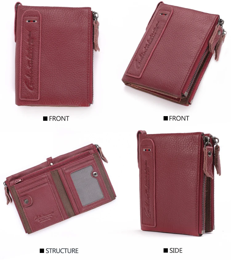 Genuine Leather Wallet Men Women (27)
