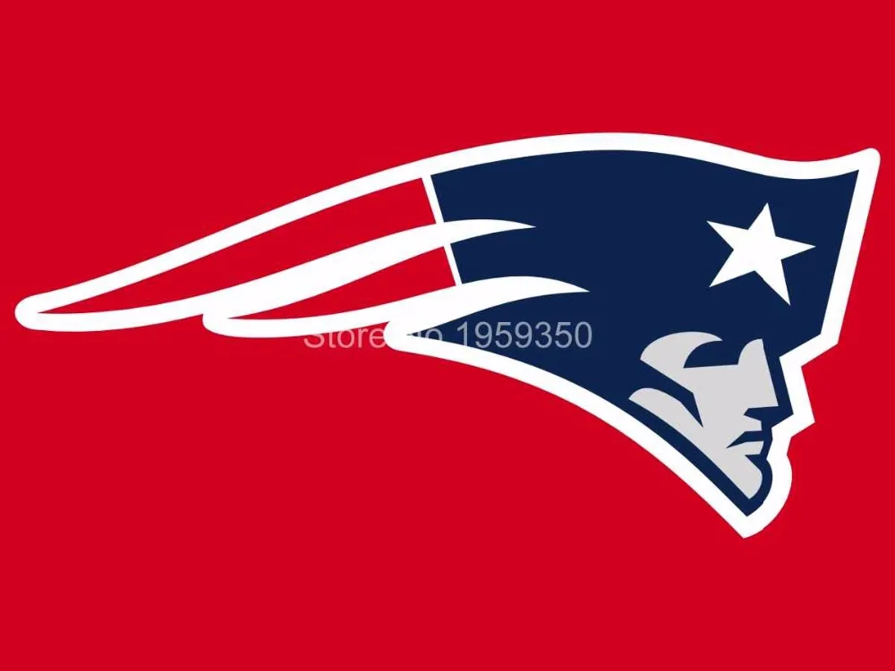 New England Patriots Логотип флаг автомобиля 12x18 дюйм(ов) Двусторонняя 100D полиэстер NFL (6) 40201