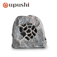 Outdoor waterproof speakers 20w garden rock speaker oupushi pa speaker like stone shape