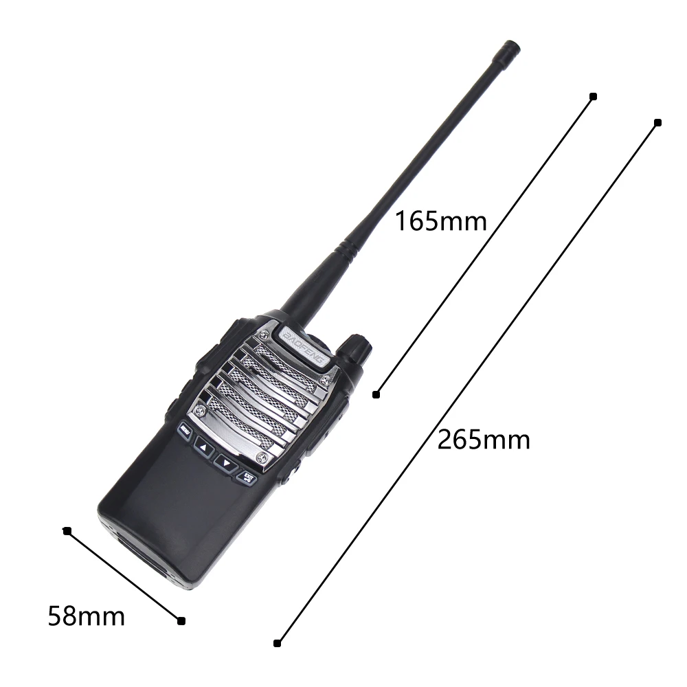 Original Baofeng Uv8d Walkie Talkie w Uhf 400480 Mhz Rádio em Dois Sentidos 128 Canais Interfone Portátil Rádio Comunicador Uv8d Walkie-talkie 9 Original baofeng UV-8D walkie talkie 8 w