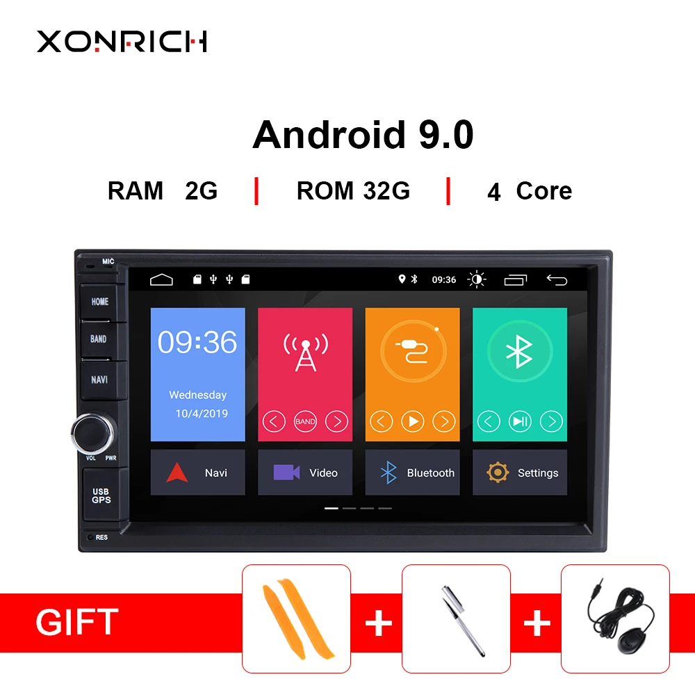 2 din Android 9,0 Автомобильный Универсальный мультимедиа для Nissan Note Qashqai Xtrail Juke Almera головное устройство стерео радио GPS навигация 2 Гб 2 din Android 9,0 Автомобильный Универсальный мультимедиа для Nissan Note Qashqai Xtrail Juke Almera головное устройство стерео радио GPS навигация 2 Гб