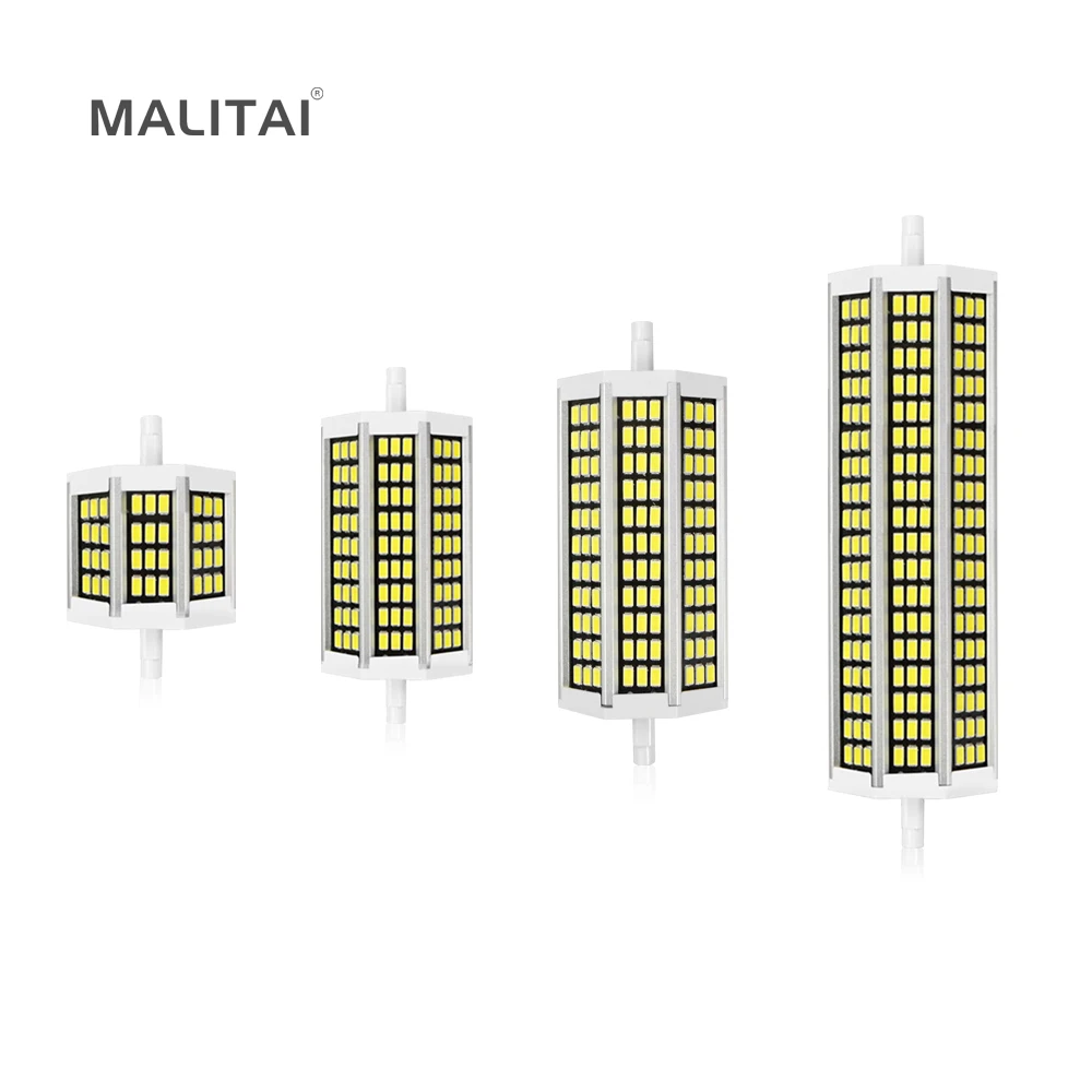 

1Pcs 5W 10W 13W 20W 220V 5736SMD LED Street light Lawn Lamps Bulb R7S 78mm 118mm 135mm 189mm For Floodlight Outdoor lighting