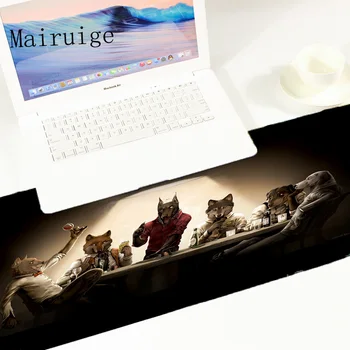 

Mairuige high quality hot selling cat poker dog mousepad Pattern Mousepad Support DIY Custom for Light Novel Fans Game Player