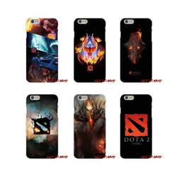 Dota 2 логотип аксессуары телефон чехлы для iPhone X XR XS MAX 4 4S 5 5S 5C SE 6 6 s 7 8 плюс