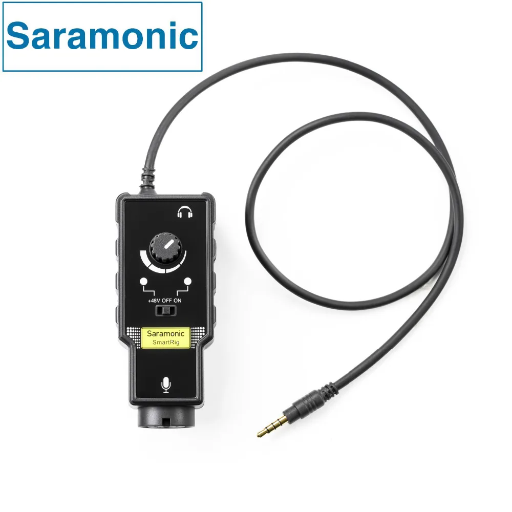 Saramonic SmartRig II предварительно Универсальный микрофон гитара Интерфейс адаптер для