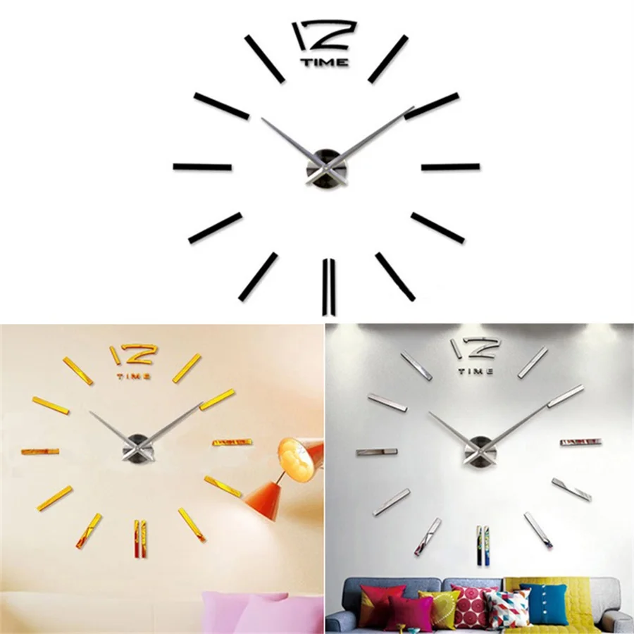 Cool Modern Clocks Promotionshop For Promotional Cool Modern - D Luxury Diy Wall Clock Home Decor Bell Cool Mirror Stickers Art Clockfor Home Office Decor Relogio Parede cool modern clocks promotionshop for promotional cool modern - d luxury diy wall clock home decor bell cool mirror stickers art clockfor home office decor relogio parede