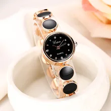luxury brand women watches gold clock Vente chaude De Mode De Luxe Femmes Montres Femmes Bracelet Montre Watch moda mujer 2019