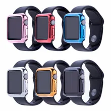 DHL 100 шт./лот Мягкие TPU Защитный чехол для Apple Watch 38 мм 42 мм крышка Shell Тонкий бампер для iwatch чехол серии 3/2/1