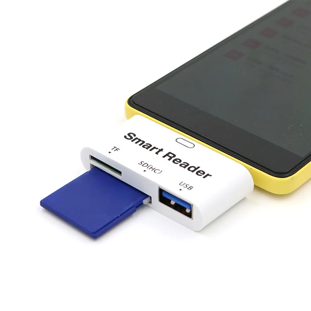 Купить 3 в 1 разъем USB 2.0/ТС/памяти SD слот для тип с OTG считыватель ...