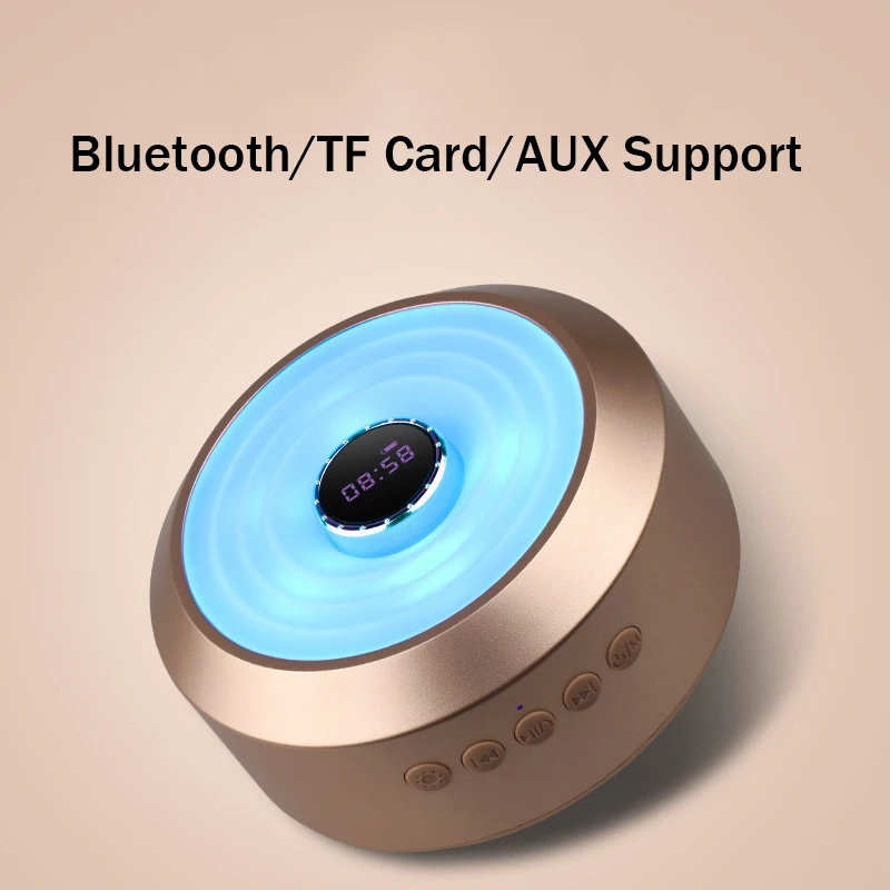 Мини Bluetooth часы Портативный динамик бас стерео сабвуфер автомобильный с