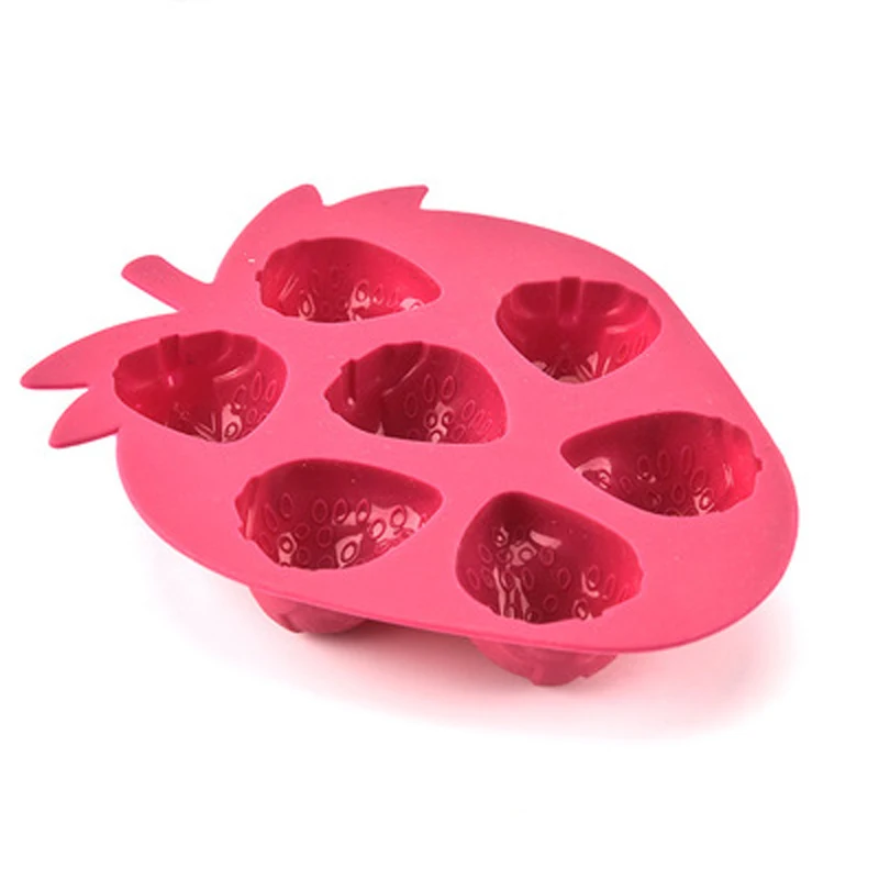 1Pc New Strawberry Silicone Mold Fondant Cake Mould Chocolate Decoration Baking Tool