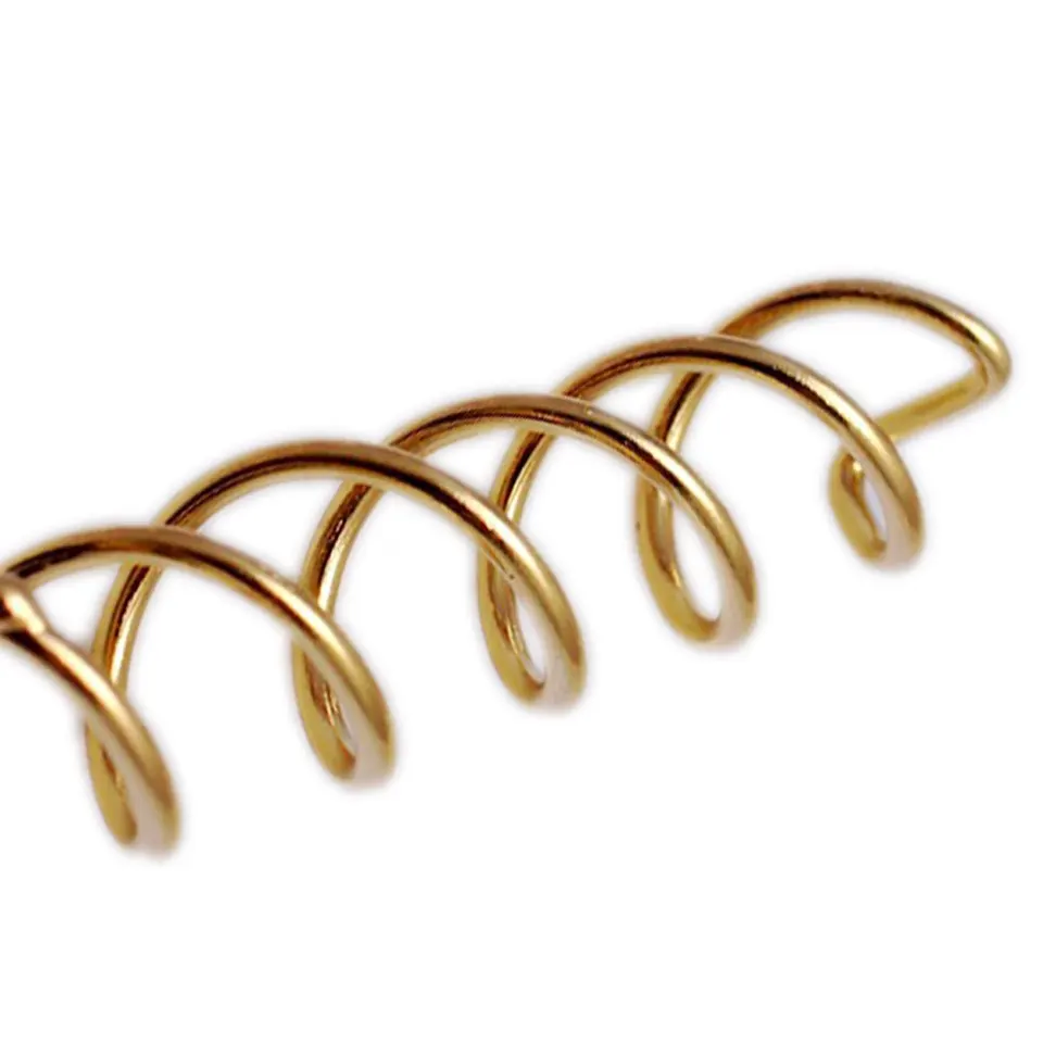 10 Pcs Spiral Metal Hair Pins Coil Clips Non Scratch Round Tips