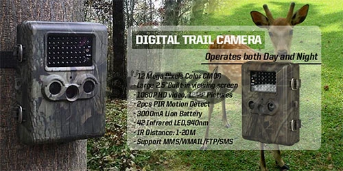 Высокое качество 12 мегапикселей цифровая камера для охоты HS37-0021
