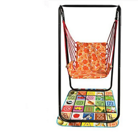 Hot selling portable outdoor adult breathable comfortable hammock swing indoor children hammock chair with metal foothold Hot selling portable outdoor adult breathable comfortable hammock swing indoor children hammock chair with metal foothold