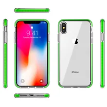 KSELF Luxury Transparent Soft Clear Crystal TPU Case For iPhone 7 6 6s 8 Plus X