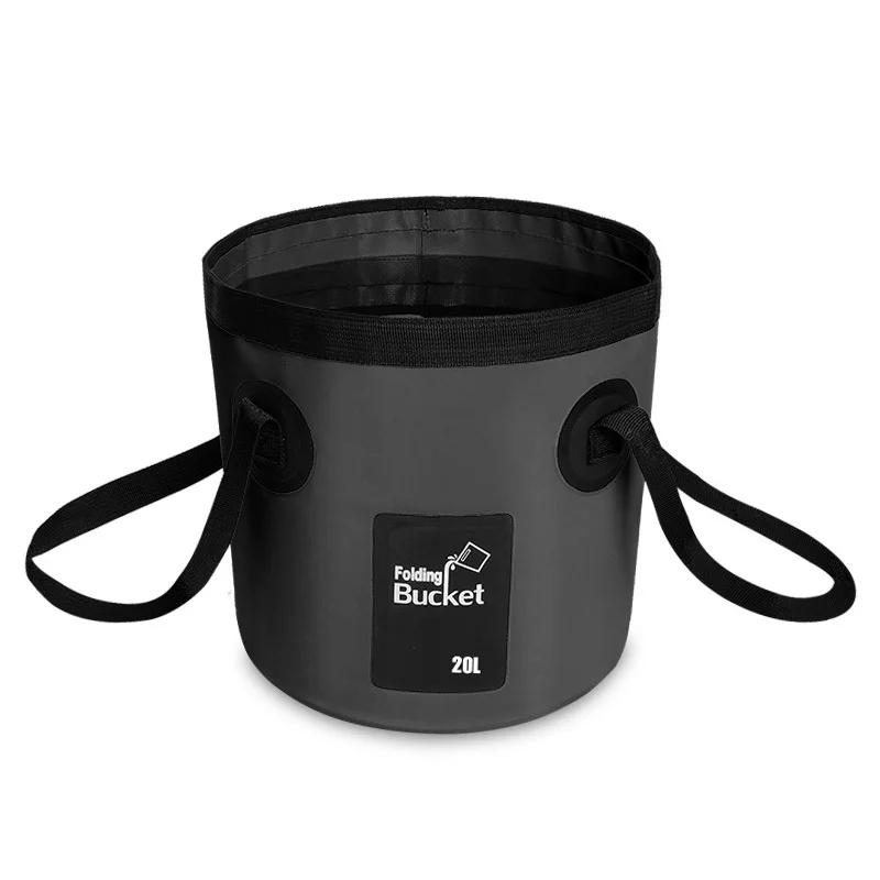 Waterproof Bags Folding Fishing Bucket Portable Buckets Water Container Storage