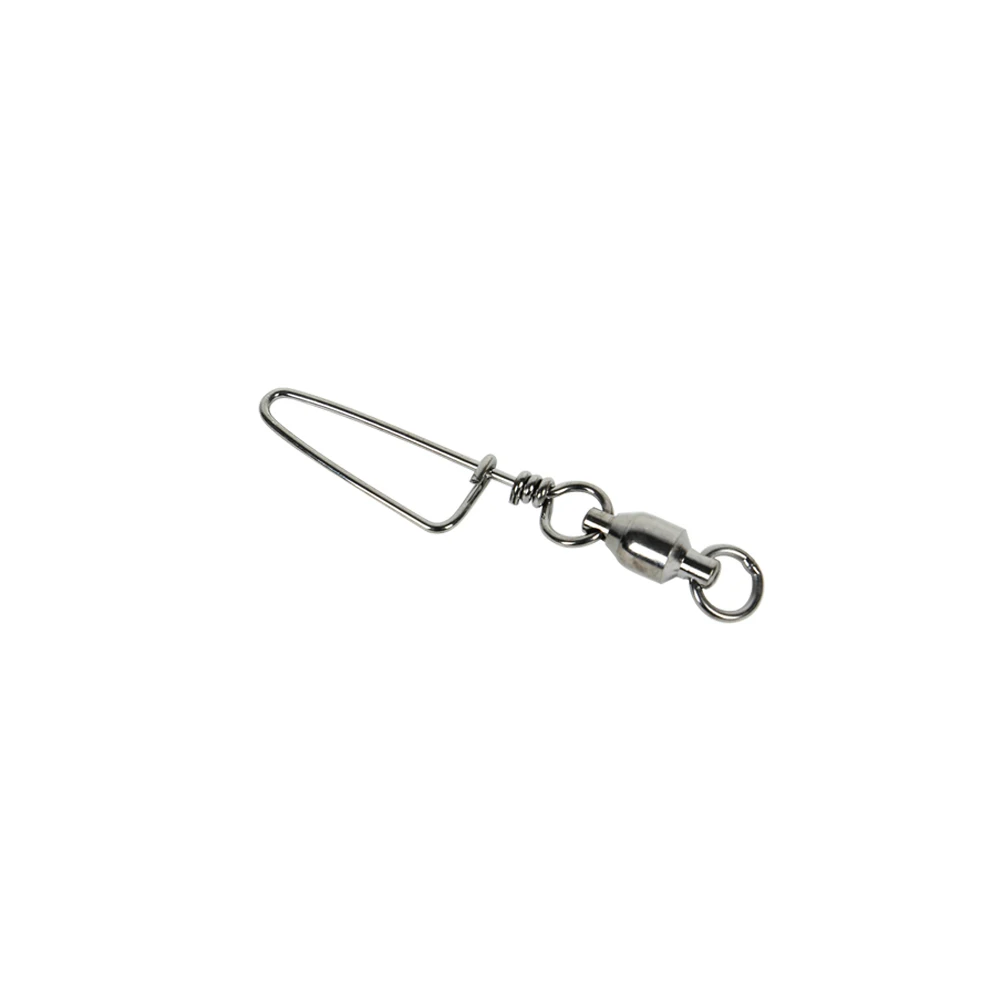 10pcs/lot Stainless Steel Ball Bearing Fishing Swivels Snap Size 0#-10# Rolling Sea Snaps | Спорт и развлечения