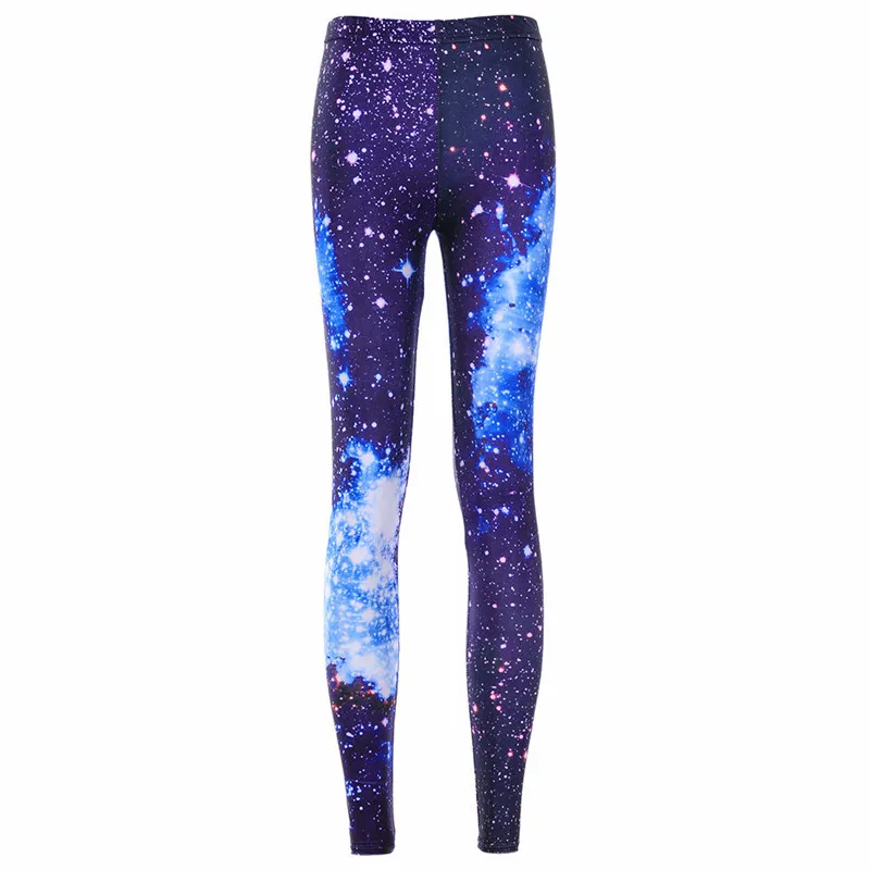 Женские леггинсы с принтом Вселенная эластичные брюки из шелка|printed leggings|fashion