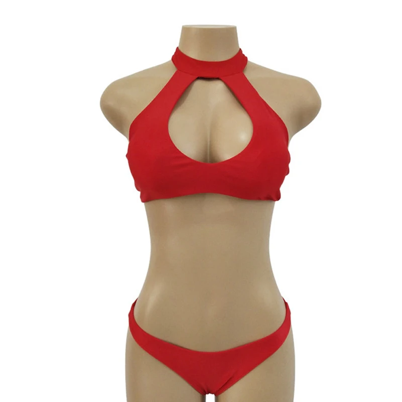 Bikinis Women 2018 New Bandage Swimsuit Sexy Push Up Hollow Out Swimwear Low Waist Bathing Suit Thong Bikini Plus Size XXL6