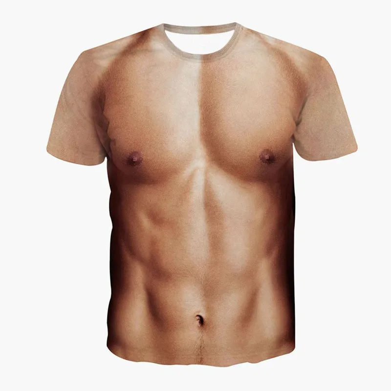 Funny Muscle T Shirts For Men Women Sexy Costumes 2018 Fashion Clothing 3D Graphics Tshirt Summer Tees Hip Hop Tops Luxtees (4)