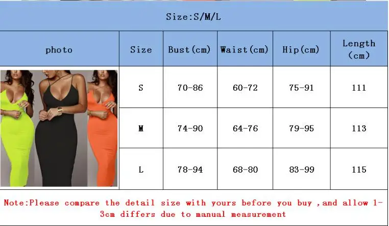 2019 New Women's Summer Sling V-neck Sexy Bodycon Clubwear Party Dress 3Colors