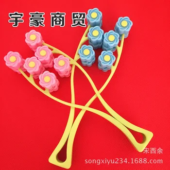 

by ems or dhl 500pcs Portable Flower Shape Elastic Facial Massager Roller Anti Wrinkle Face-Lift Relaxation Beauty Tools