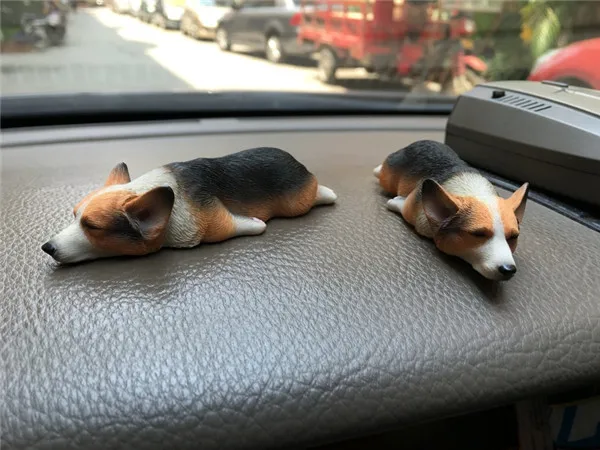 Corgi Dog Sleeping Lazy Pets Fridge Magnets PVC Figures Toys Car Home Office Decoration Gifts - Buyers Show 11