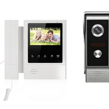 XINSILU лучший сенсорный ЖК-дисплей с цветным монитором 4," видео-телефон двери ночная версия домофона домашняя Безопасность Видео система 1V1