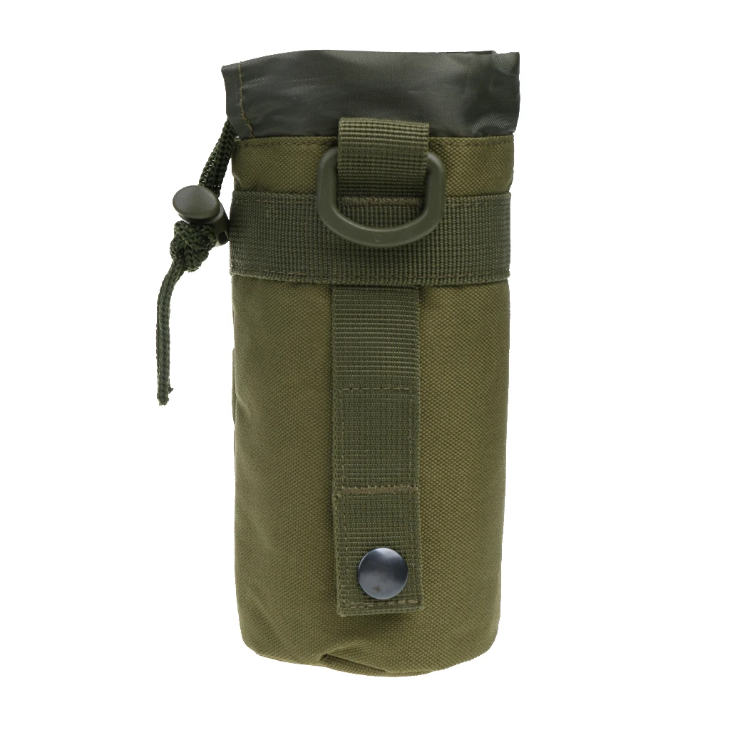 Molle Water Bottle Pouch Kettle Bag Holder Outdoor Sports Fishing Hunting Tactical Military Water Bottle Bag Waterproof Nylon