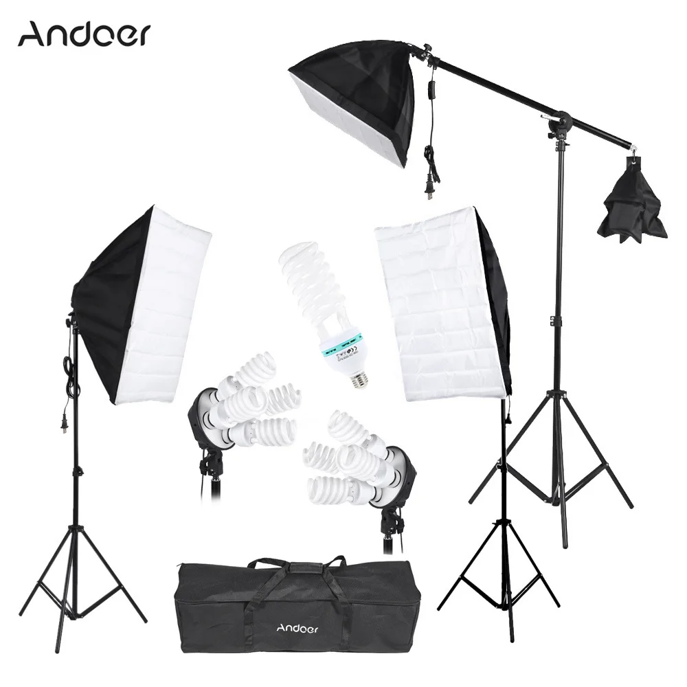 Комплект оссветильник ительной палатки Andoer для фотостудии с лампой 45/135 Вт