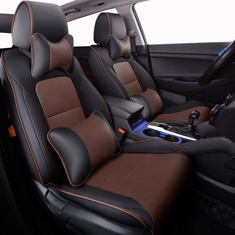 Чехлы для автомобильных сидений из воловьей кожи Volkswagen vw volante up fox beetle bora gol polo