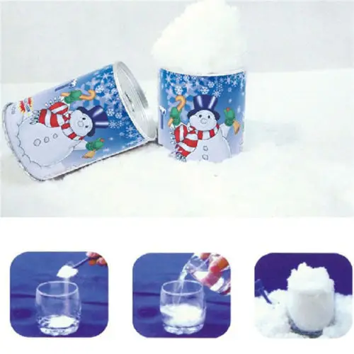Popular Artificial Instant Fake Snow powder Man-Made Magic Sensory Play Frozen Christmas Party supplies Wedding Decoration