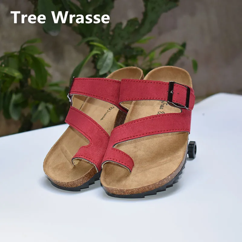 Tree Wrasse/детские сандалии новый стиль обувь из пробковой резины для мальчиков и