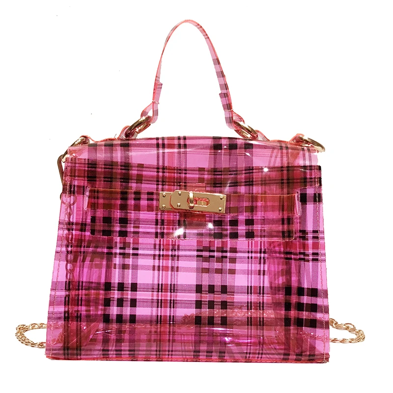 Прозрачная сумка из ПВХ для женщин, роскошные сумки, женские сумки, дизайнерские прозрачные кошельки и сумки через плечо