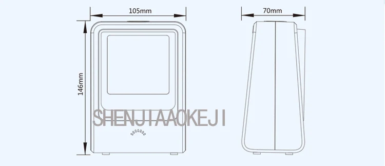 Портативный сканер для супермаркета выделенный электронно-кассовый аппарат электронный мобильный платеж двумерный код платформа сканирования