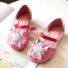 Блестящая кожаная женская обувь с кристаллами мягкая удобная повседневная обувь с блестками балетки без каблука для принцессы