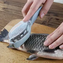 Кухонный инструмент для очистки рыбьей кожи, пластиковый ручной скребок для морепродуктов, щетка для удаления, очиститель, рыболовные принадлежности, товары