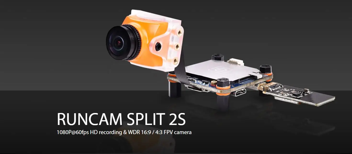 RunCam split 2S FOV 170 градусов 1080P 60fps DVR HD Запись OSD Mini FPV камера для модели радиоуправляемого дрона