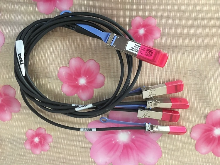 

QSFP+ 40G DAC compatible with DELL QSFP-4SFP10G-CU1M 02310MUL 1 meter 1 QSFP TO 4 SFP