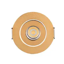 1 Вт мини круглый светильник точечные потолочные светильники 110 В 220 В светодиодный панельные утопленные светильники алюминиевая лампа теплый белый