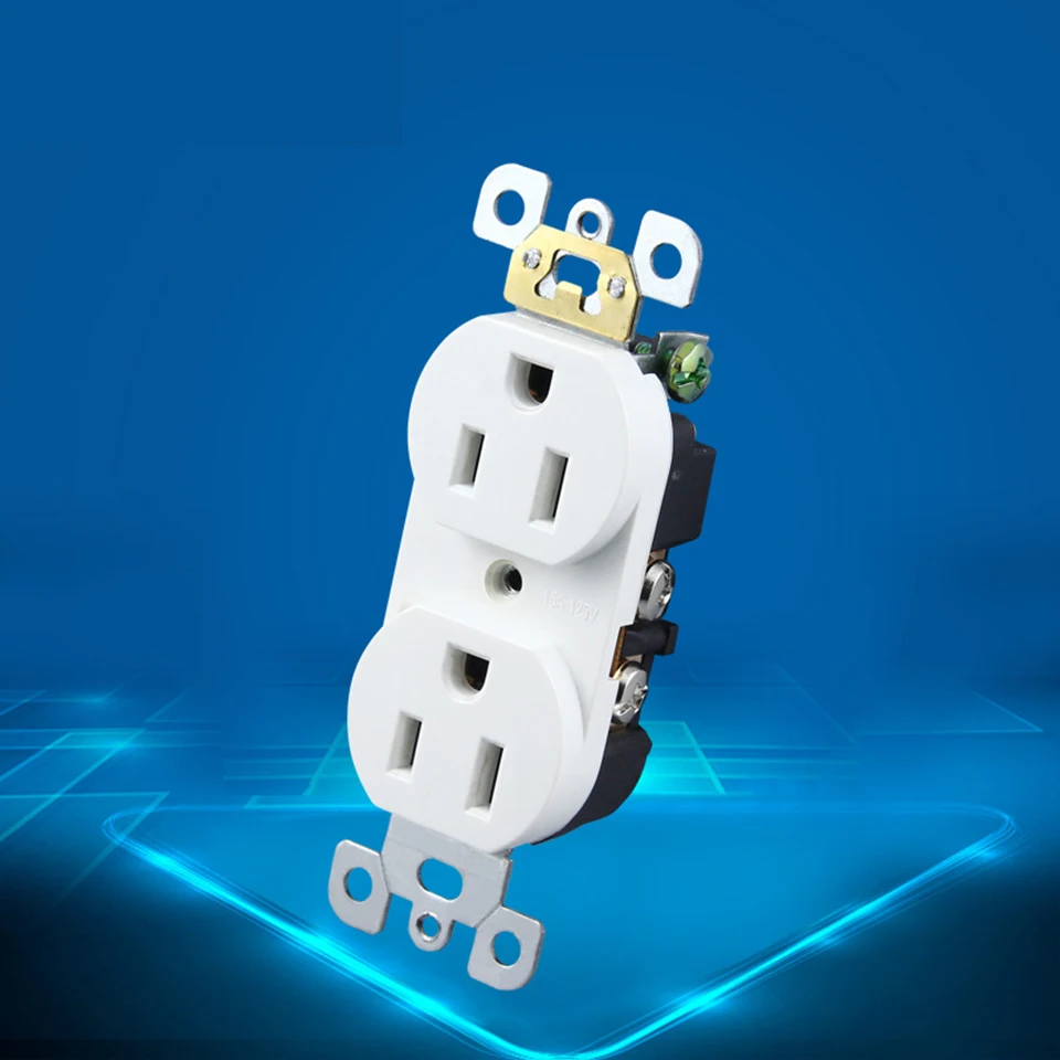 Настенная USB розетка с двумя портами 115 мм 110 250 в перем. Тока|Электрические