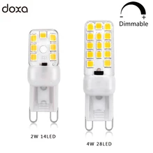 G9 светодиодный светильник с регулируемой яркостью 220 В 110 В 2 Вт 4 Вт Lampada Lampara светодиодный s светильник 14 светодиодный 28 светодиодный светильник 2835SMD Замена 20 Вт 35 Вт галогенная лампа