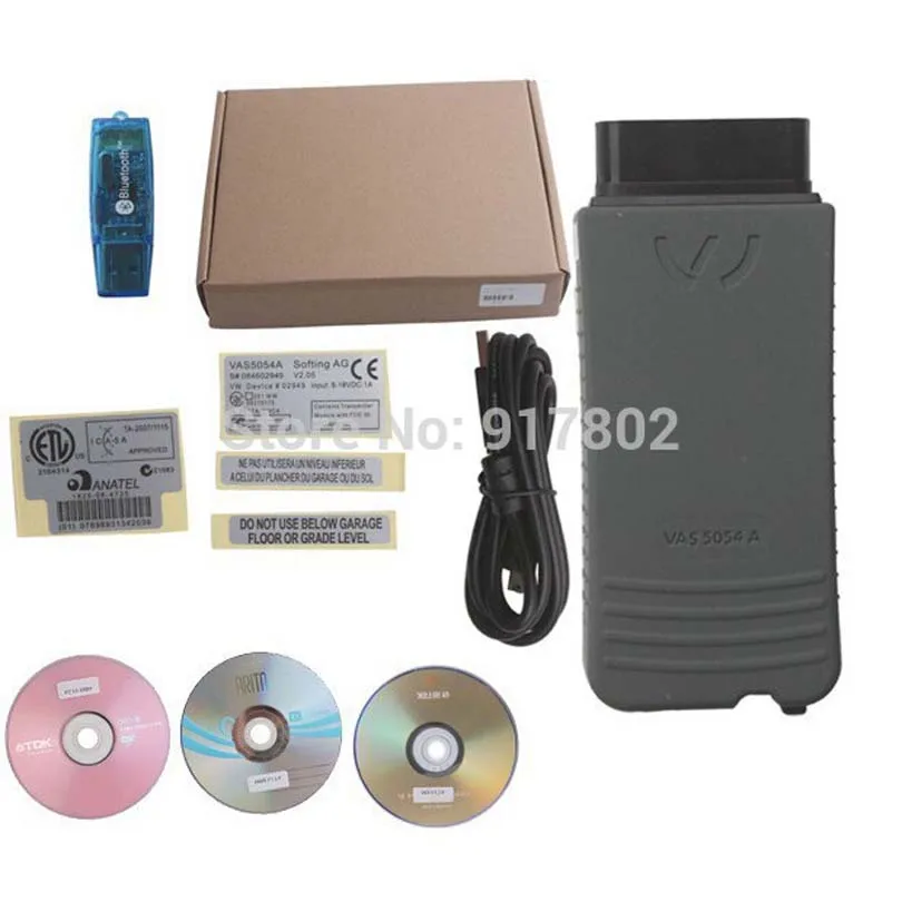 

2016 Free shipping multi-language VAS 5054A scanner VAS5054A with Bluetooth for VW skoda seat for ODIS 3.03 with OKI Chip