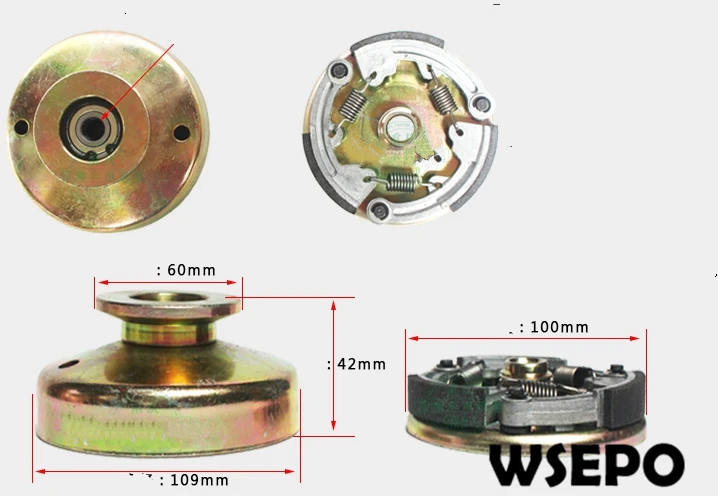 152F single groove belt clutch-1